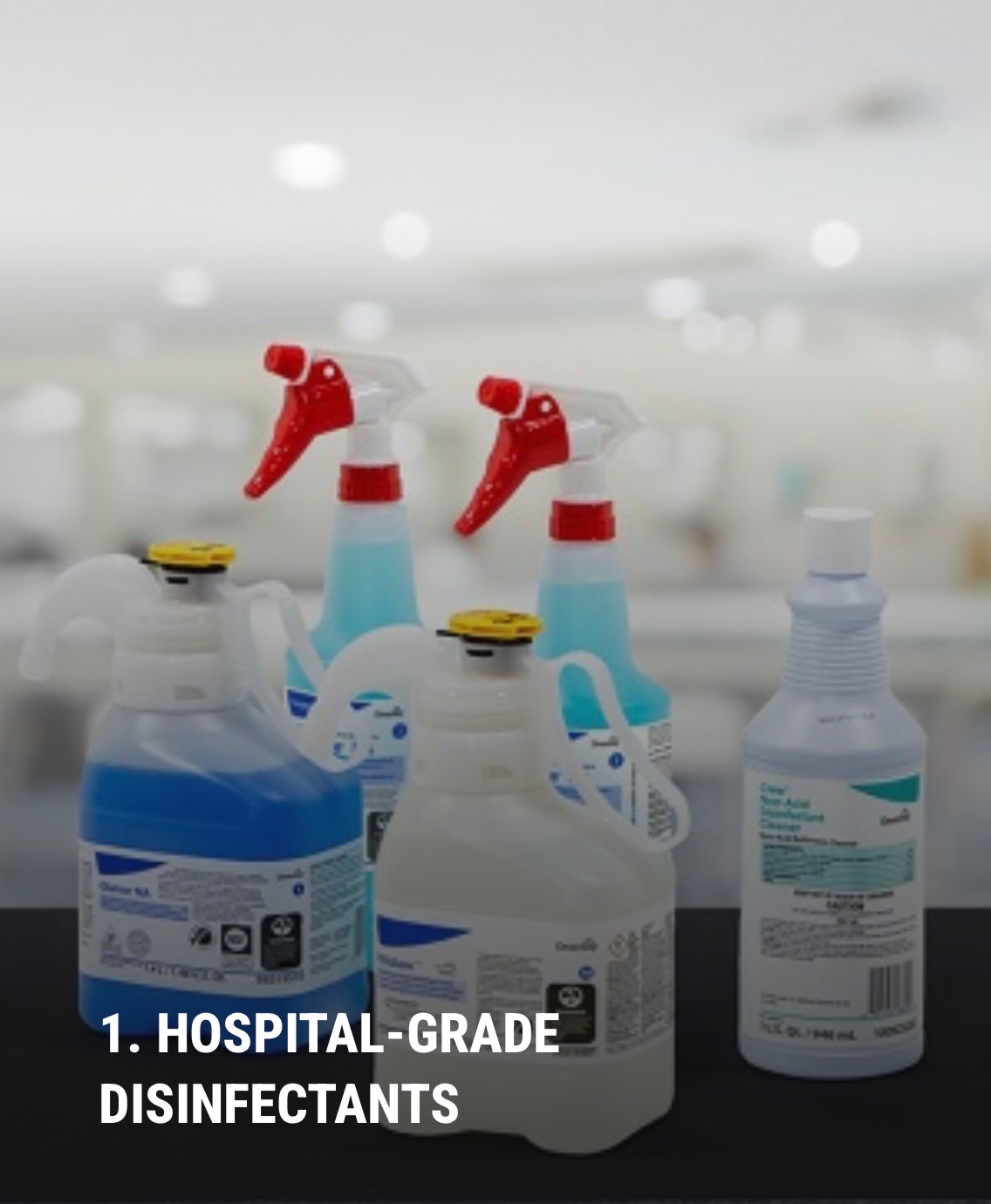 Hospital-Grade Disinfectants